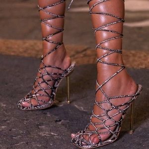 ego molly mae show off wrap around heeled sandals